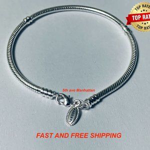 Pandora Bracelet with Lobster Claw Clasp 5…
